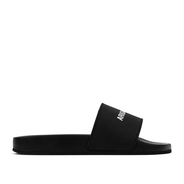 Axel Arigato - Logo Pool Sliders In Black - Nigel Clare
