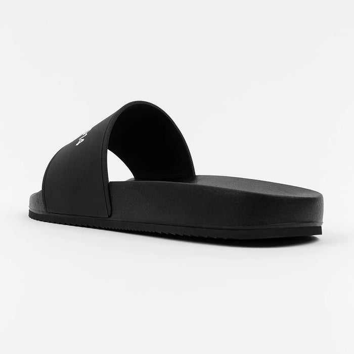 Axel Arigato - Logo Pool Sliders In Black - Nigel Clare