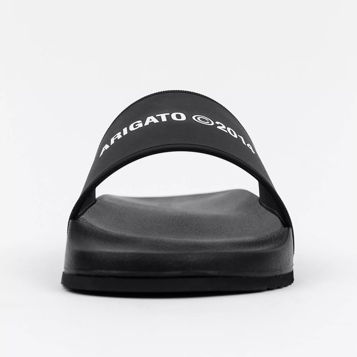 Axel Arigato - Logo Pool Sliders In Black - Nigel Clare