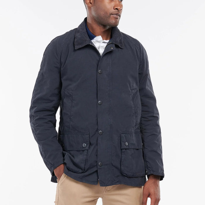 Barbour - Ashby Casual Jacket in Navy - Nigel Clare