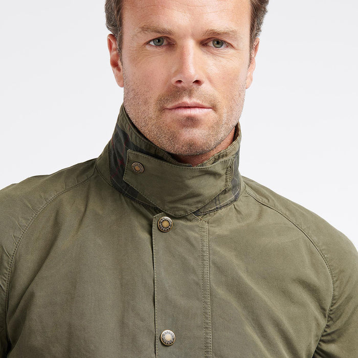 Barbour - Ashby Casual Jacket in Olive - Nigel Clare