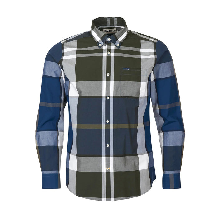 Barbour - Harris Tailored Fit Shirt in Sage - Nigel Clare