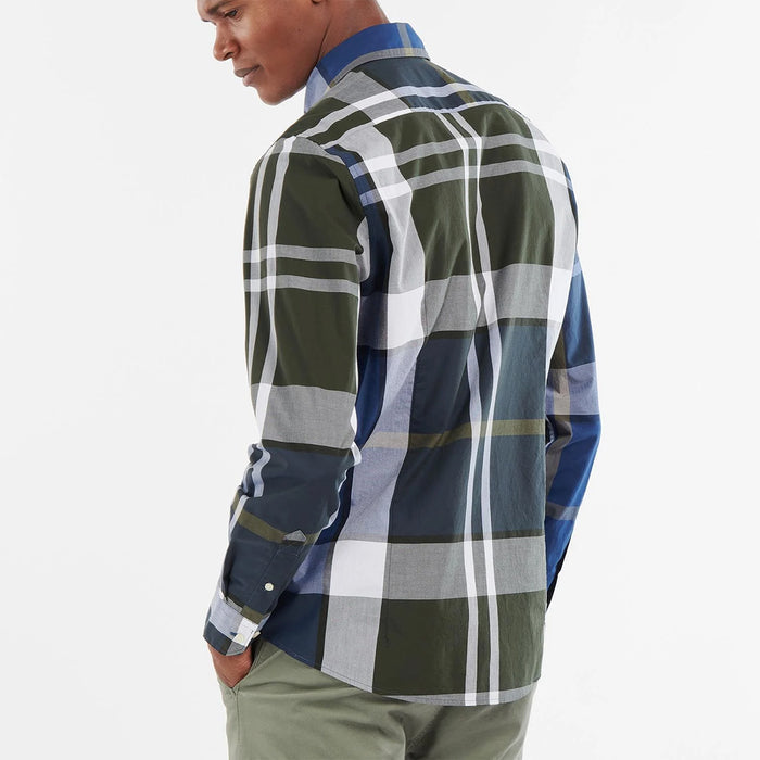 Barbour - Harris Tailored Fit Shirt in Sage - Nigel Clare