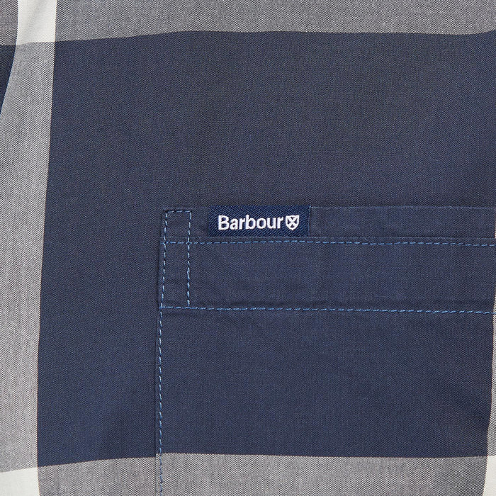 Barbour - Harris Tailored Fit Shirt in Summer Navy - Nigel Clare