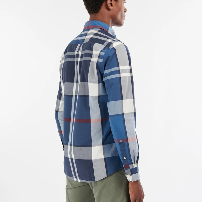 Barbour - Harris Tailored Fit Shirt in Summer Navy - Nigel Clare