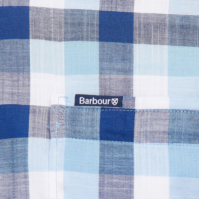 Barbour - Wardlow Tailored Fit Shirt in Blue - Nigel Clare