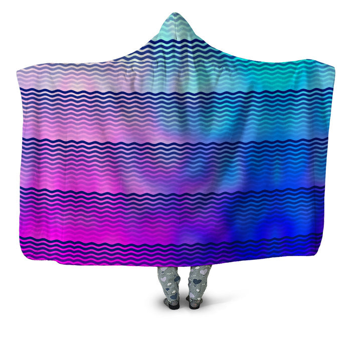 Beach Waves Hooded Blanket Sartoris Art Epic Hoodie