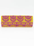 Beaded Clutch- Marigold Yellow