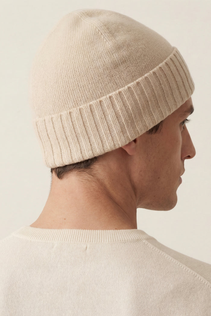 Bellora Cashmere Beanie Beige