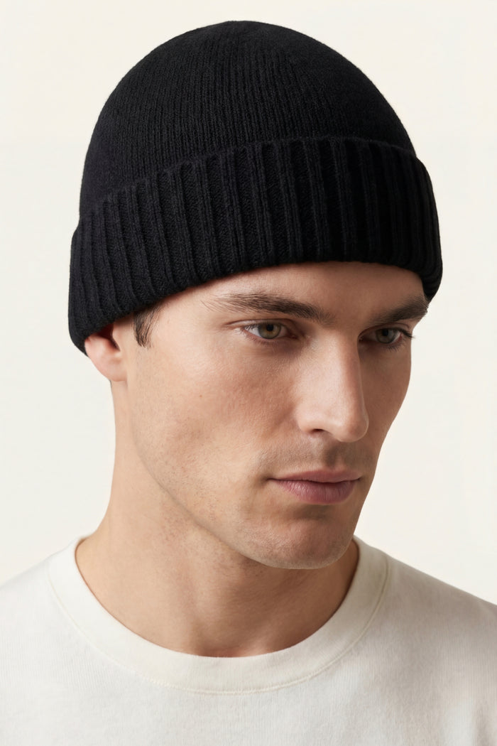 Bellora Cashmere Beanie Black