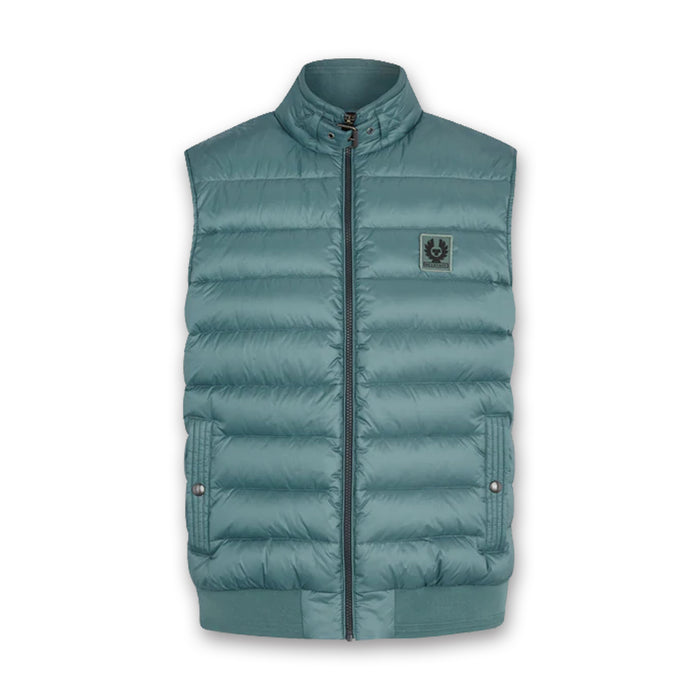 Belstaff - Circuit Gilet in Faded Teal - Nigel Clare