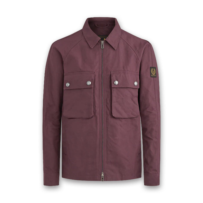 Belstaff - Hedger Overshirt in Aubergine - Nigel Clare