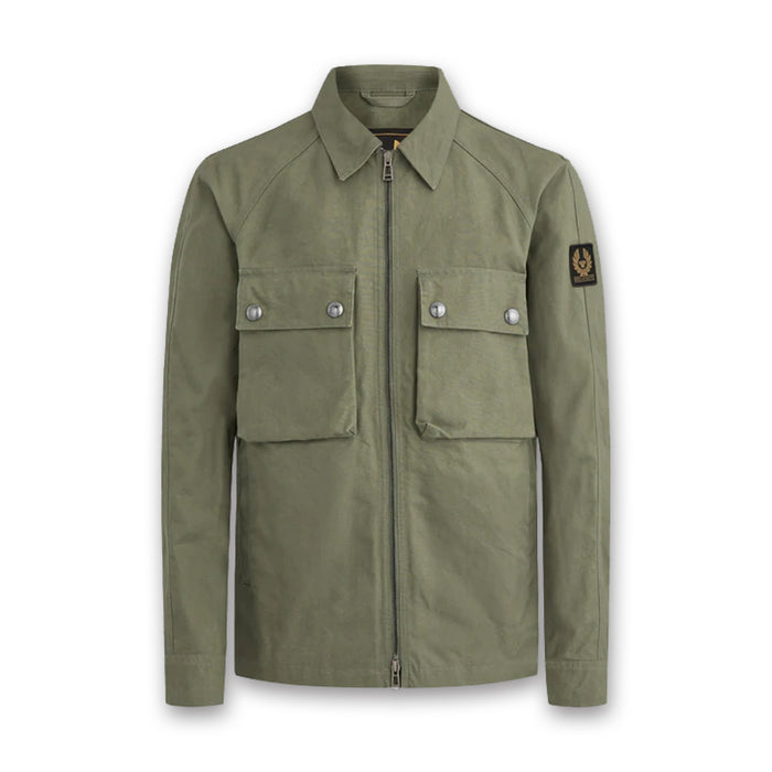 Belstaff - Hedger Overshirt in Pewter Green - Nigel Clare