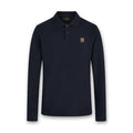 Belstaff - LS Patch Polo Shirt in Dark Ink - Nigel Clare