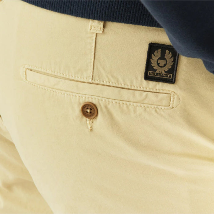 Belstaff - Officer Shorts in Sunbleached Khaki - Nigel Clare