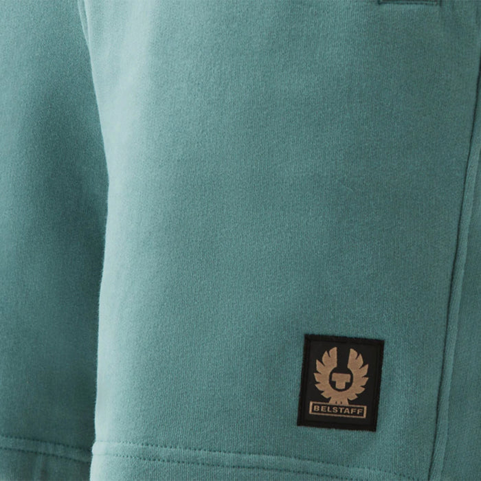 Belstaff - Sweatshorts in Faded Teal - Nigel Clare