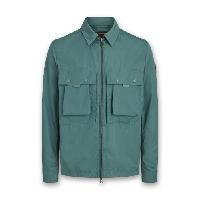 Belstaff - Tactical Overshirt in Faded Teal - Nigel Clare