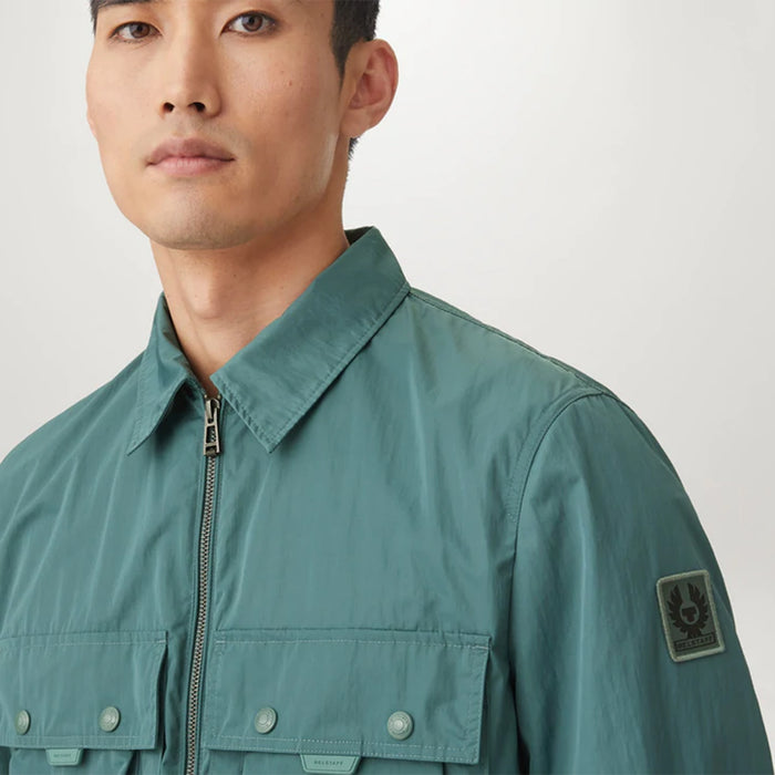 Belstaff - Tactical Overshirt in Faded Teal - Nigel Clare