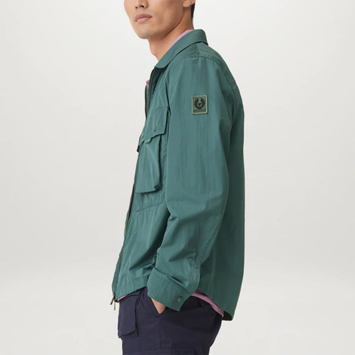 Belstaff - Tactical Overshirt in Faded Teal - Nigel Clare