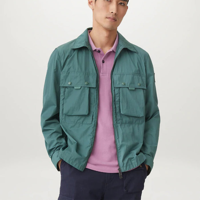 Belstaff - Tactical Overshirt in Faded Teal - Nigel Clare