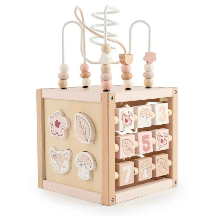 Bieco® Lesena aktivnostna kocka Deer Ella Bieco
