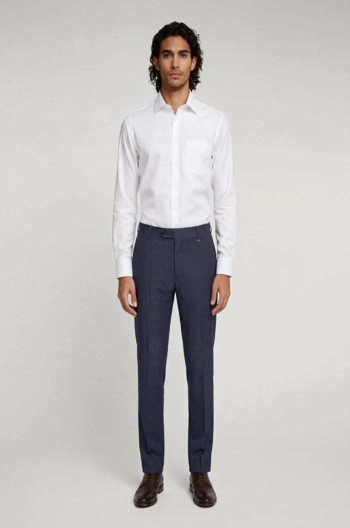 Blutailor Checkered Blue Gurkha Pant