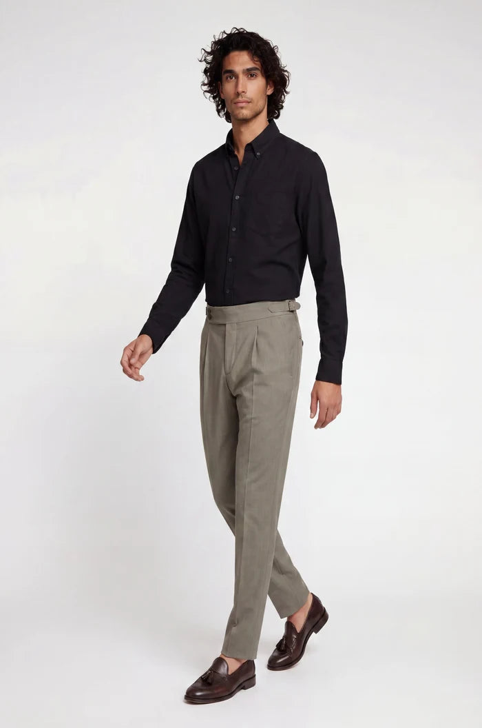 Blutailor Gunmetal Grey Gurkha Pant