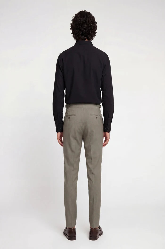 Blutailor Gunmetal Grey Gurkha Pant
