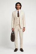 Blutailor Pearl Rose 3 piece suit in premium fabric with a custom tailored fit, featuring a tailored blazer, matching waistcoat, and trousers for an elegant and sophisticated formal look.
