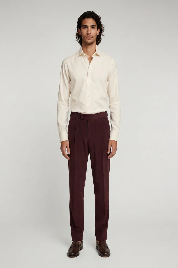 Blutailor Wine Gurkha Pant