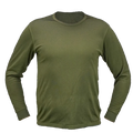 British Army Olive Thermal Flece Lined Undershirt - British Army Surplus - Base Layers