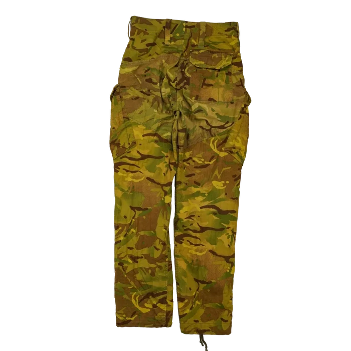 British MTP Yellow Dyed Combat Trousers - 80cm, Medium, Item 1 - Film Production Used - Combat Trousers