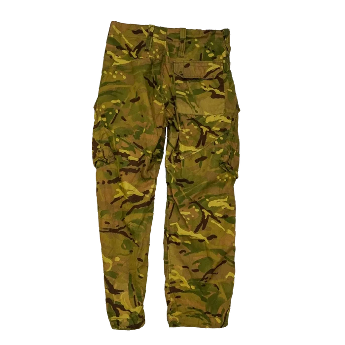 British MTP Yellow Dyed Combat Trousers - 80cm, Medium, Item 2 - Film Production Used - Combat Trousers