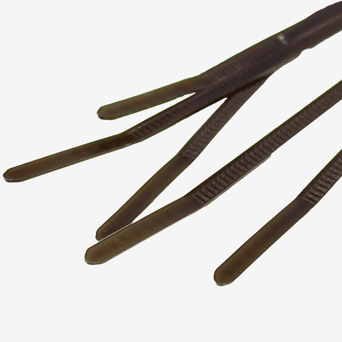 KMCS Cable Zip Ties Brown 500 pcs - Kicking Mustang Concealment System