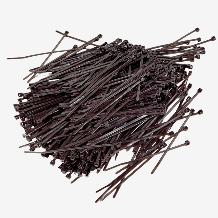 KMCS Cable Zip Ties Brown 500 pcs - Kicking Mustang Concealment System
