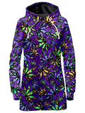 Cannabis Cascade Hoodie Dress Sartoris Art Epic Hoodie