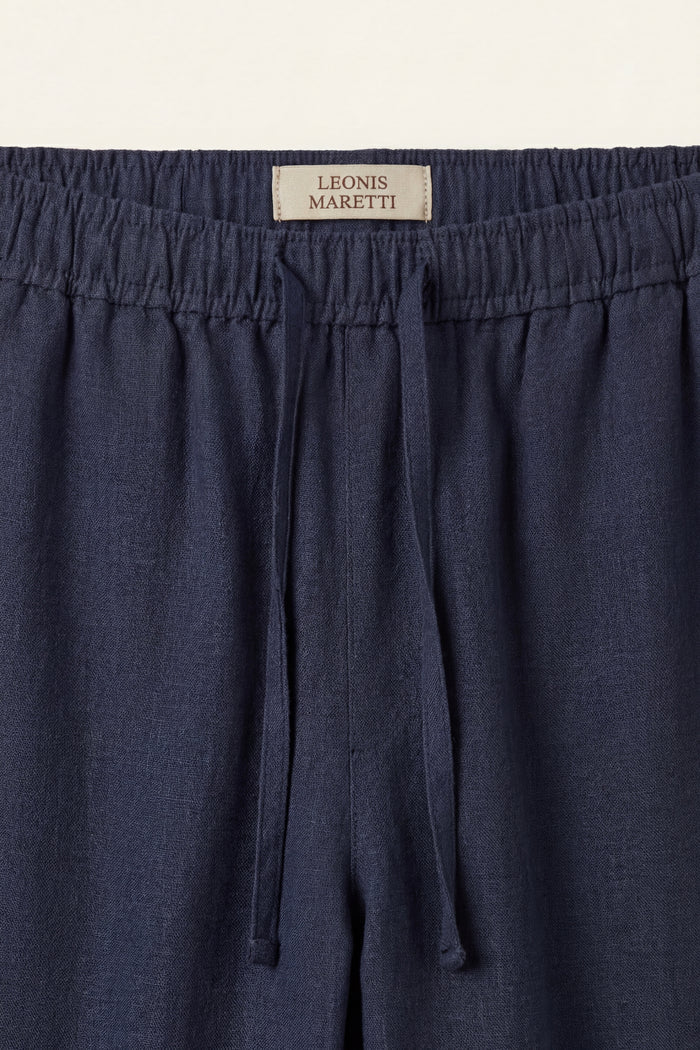 Catania Linen Pantalon Blue