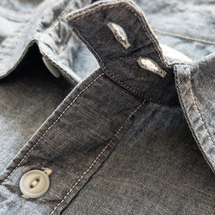 CHAMBRAY WORK SHIRT - RINSED INDIGO
