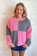 Chunky Knit Colorblock Sweater, Chunky Sweater, Sweaters, Knit Sweaters, Fall Styles, Adeline Boutique, Dallas Boutique