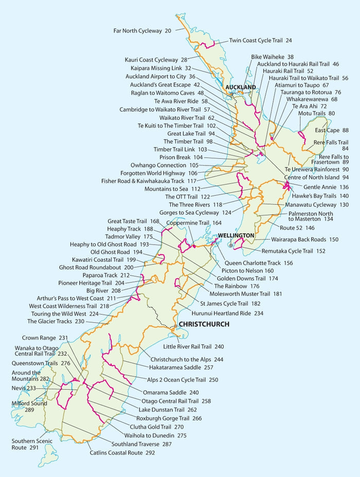 Classic New Zealand Cycle Trails - 6th Edition