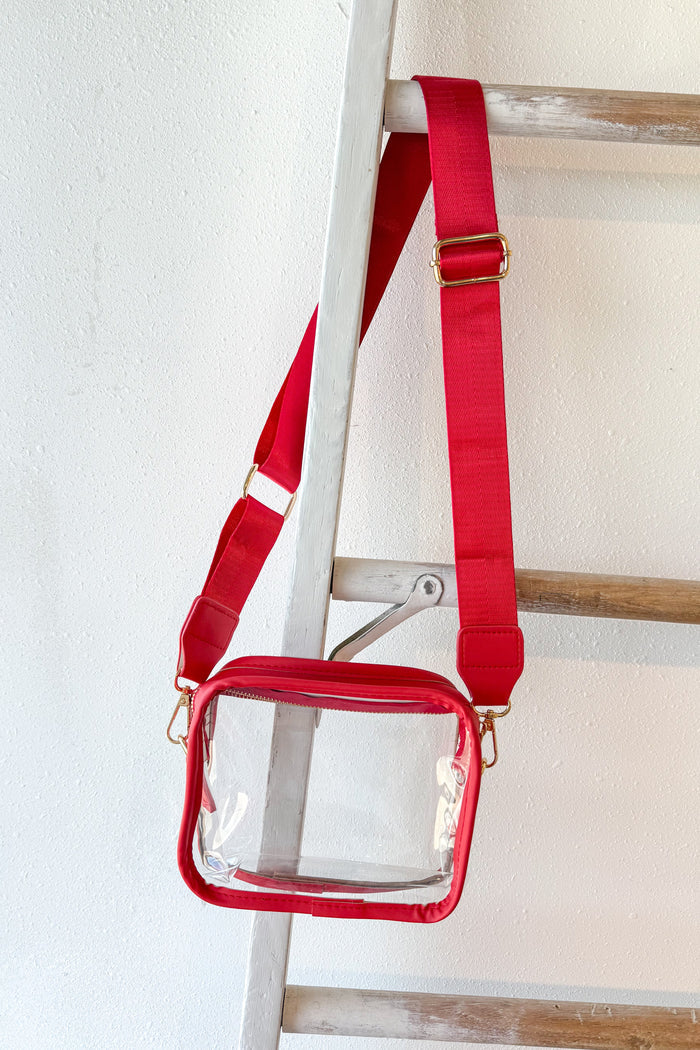 Clear Gameday Bag, Clear Bags, Clear Purses, Purses, Accessories, Bags, Adeline Boutique, Dallas Boutique, Boutique Shopping, Gameday