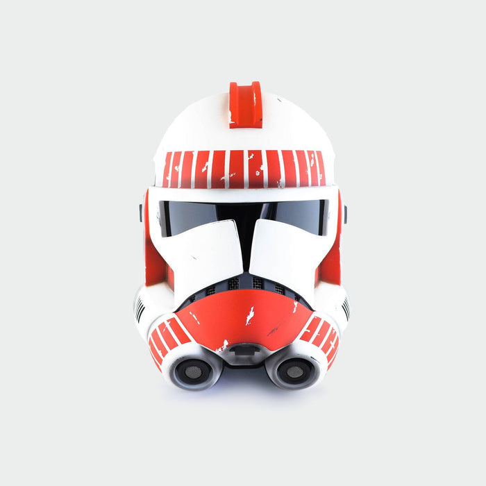 Clone 2 Animated Shock Weathered Helmet from Star Wars Clone Wars Series / Cosplay Helmet / Clone Wars Phase 2 Helmet / Star Wars Helmet Cyber Craft