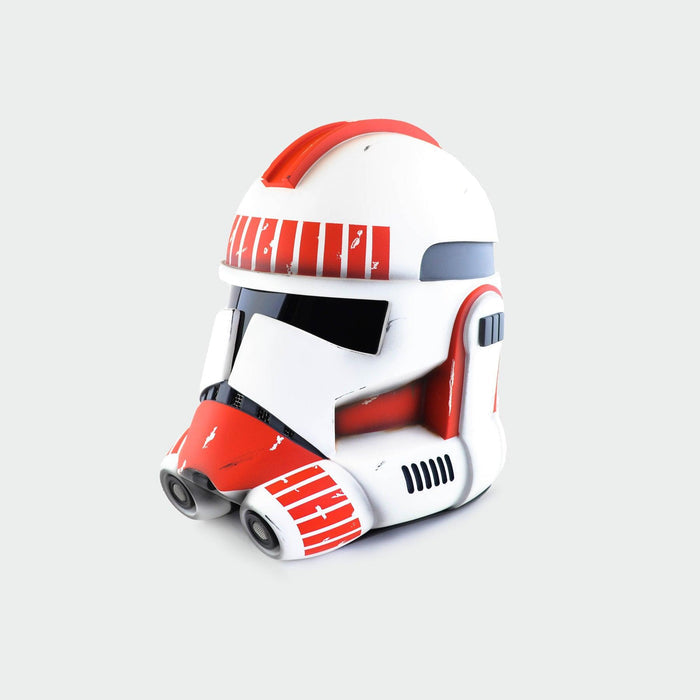 Clone 2 Animated Shock Weathered Helmet from Star Wars Clone Wars Series / Cosplay Helmet / Clone Wars Phase 2 Helmet / Star Wars Helmet Cyber Craft