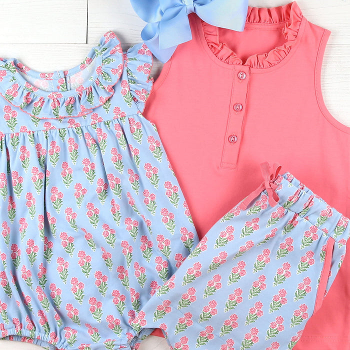 Coral Bouquet Skort