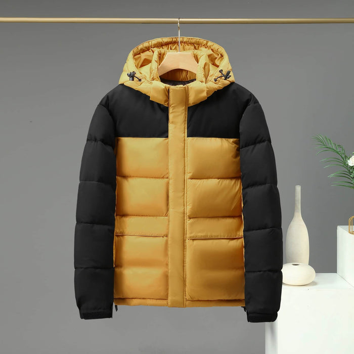 Cotton Jacket Men And Women Short Color Contrast Patchwork BadAssWear.fi