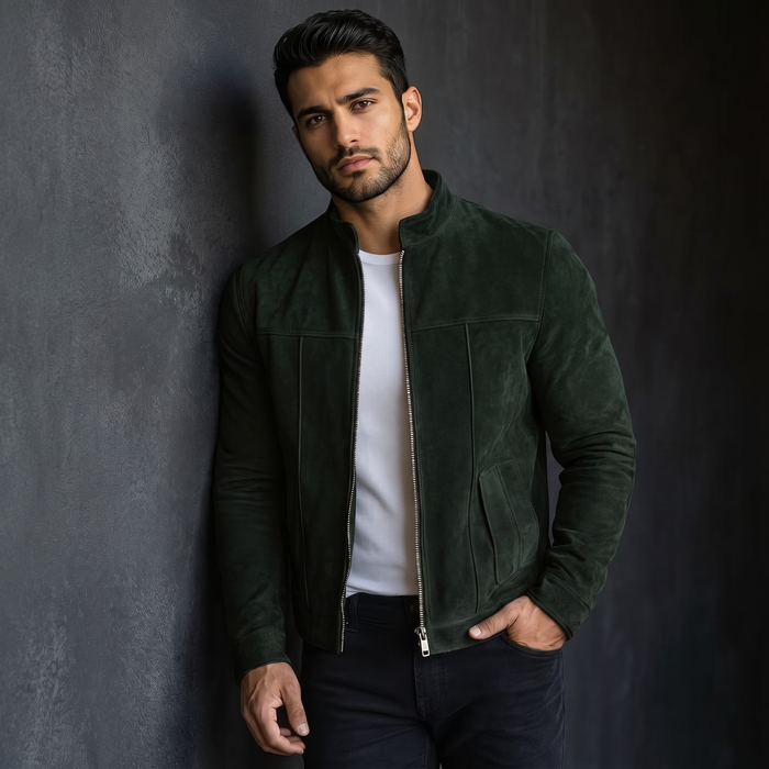 XS / Green / Suede
