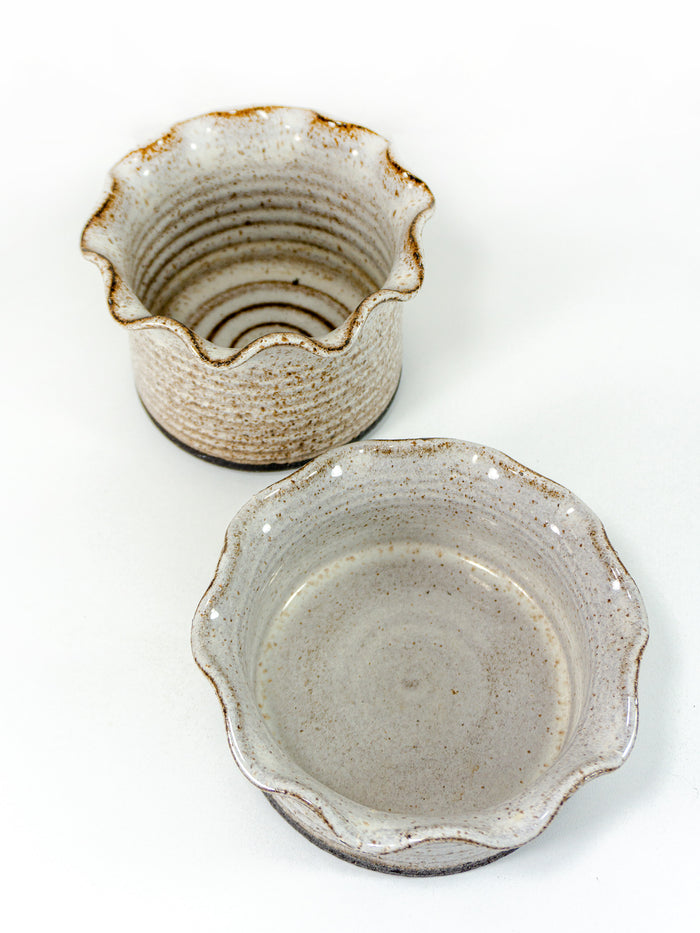 Danish Midcentury Ceramic Planter set by Kaj Henning Jensen for KH Keramik, 1970s