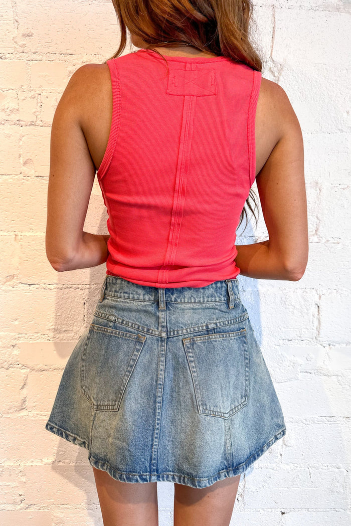 Denim Flare Skirt, Denim Skirt, Mini Skirt, Summer Styles, Adeline Boutique, Dallas Boutique, Boutiques, Denim