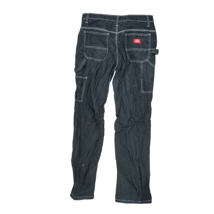 Dickies Women's High Waisted Carpenter Jeans - 7/28, Medium - Army & Outdoors - Jeans