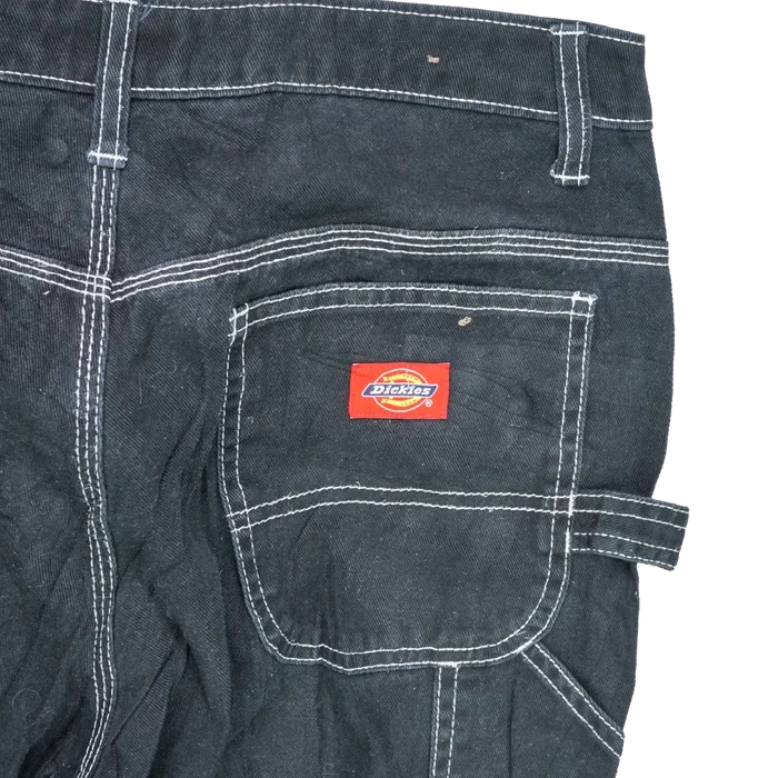 Dickies Women's High Waisted Carpenter Jeans - 7/28, Medium - Army & Outdoors - Jeans